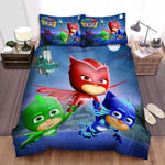 PJ Masks Duvet Cover Pattern Kids Bedding Sets Without Filler