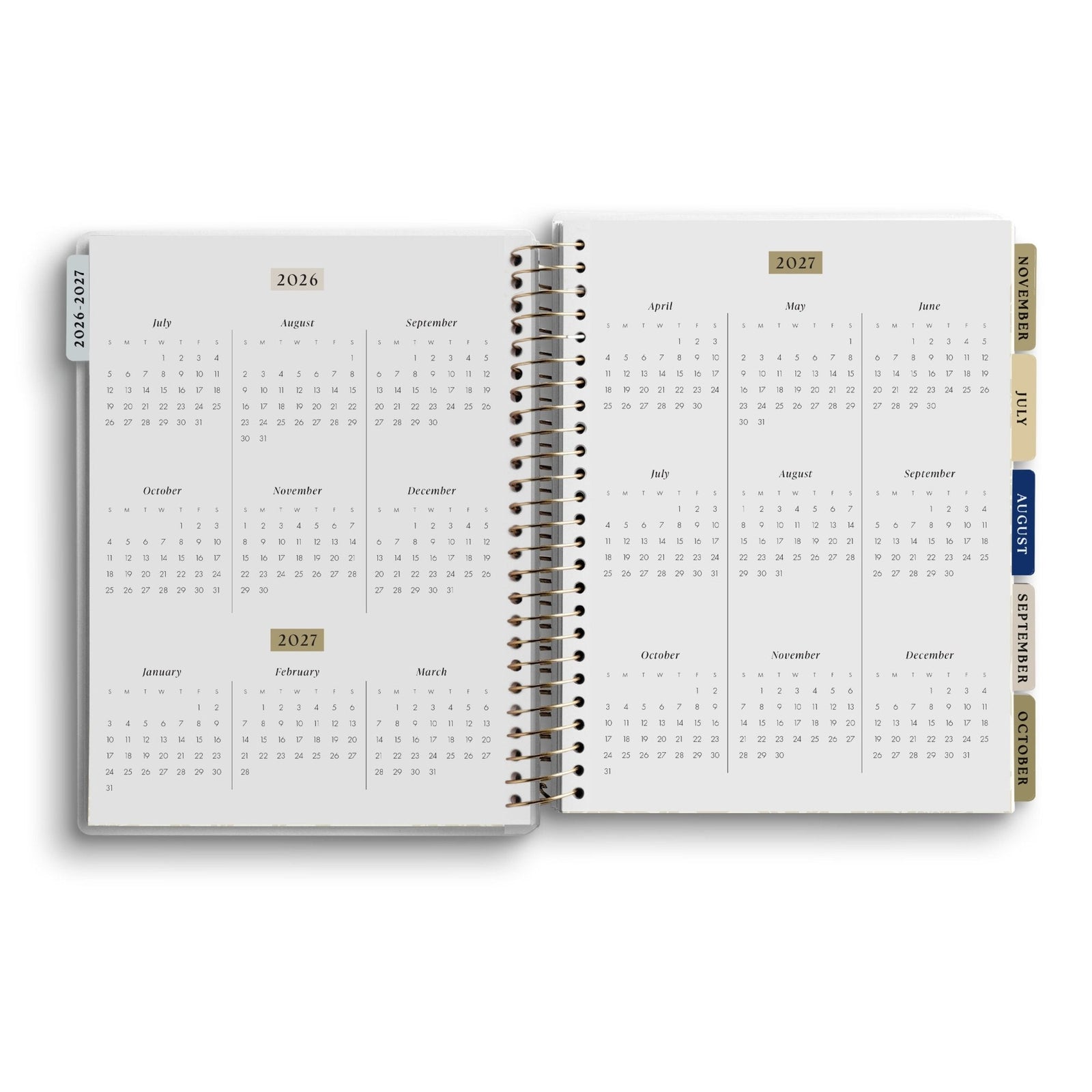 Walking with Jesus All Day, Every Day 2026-2027 18 Month Planner