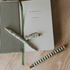 Green Floral Pen Set