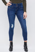 Women's Petite 3 Button High Rise Skinny Jean