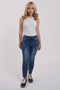 Women's Petite High Rise Denim Ankle Jogger