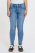 Women's Petite Curve Confidence  Mid Rise Skinny
