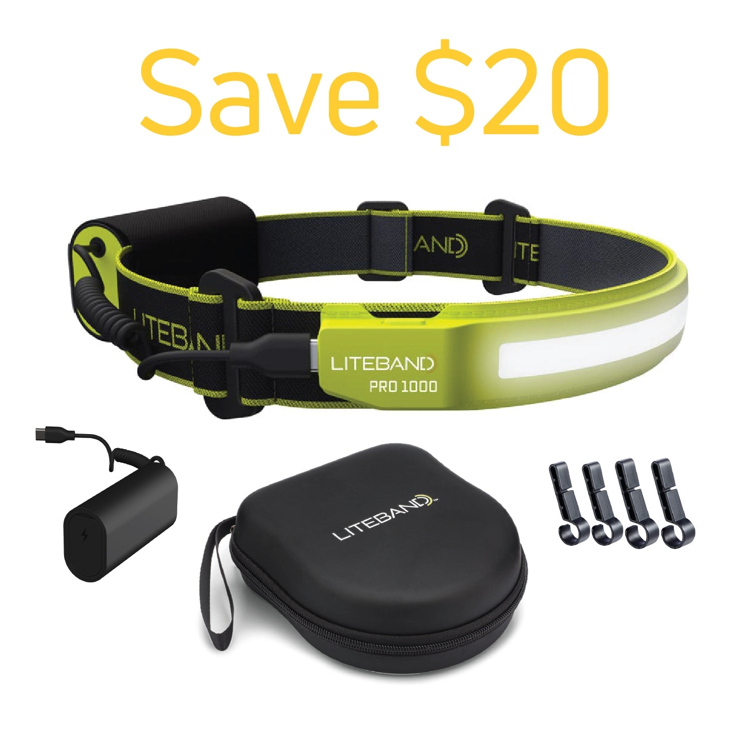 PRO 1000 Lumen Bundle Led Headlamp