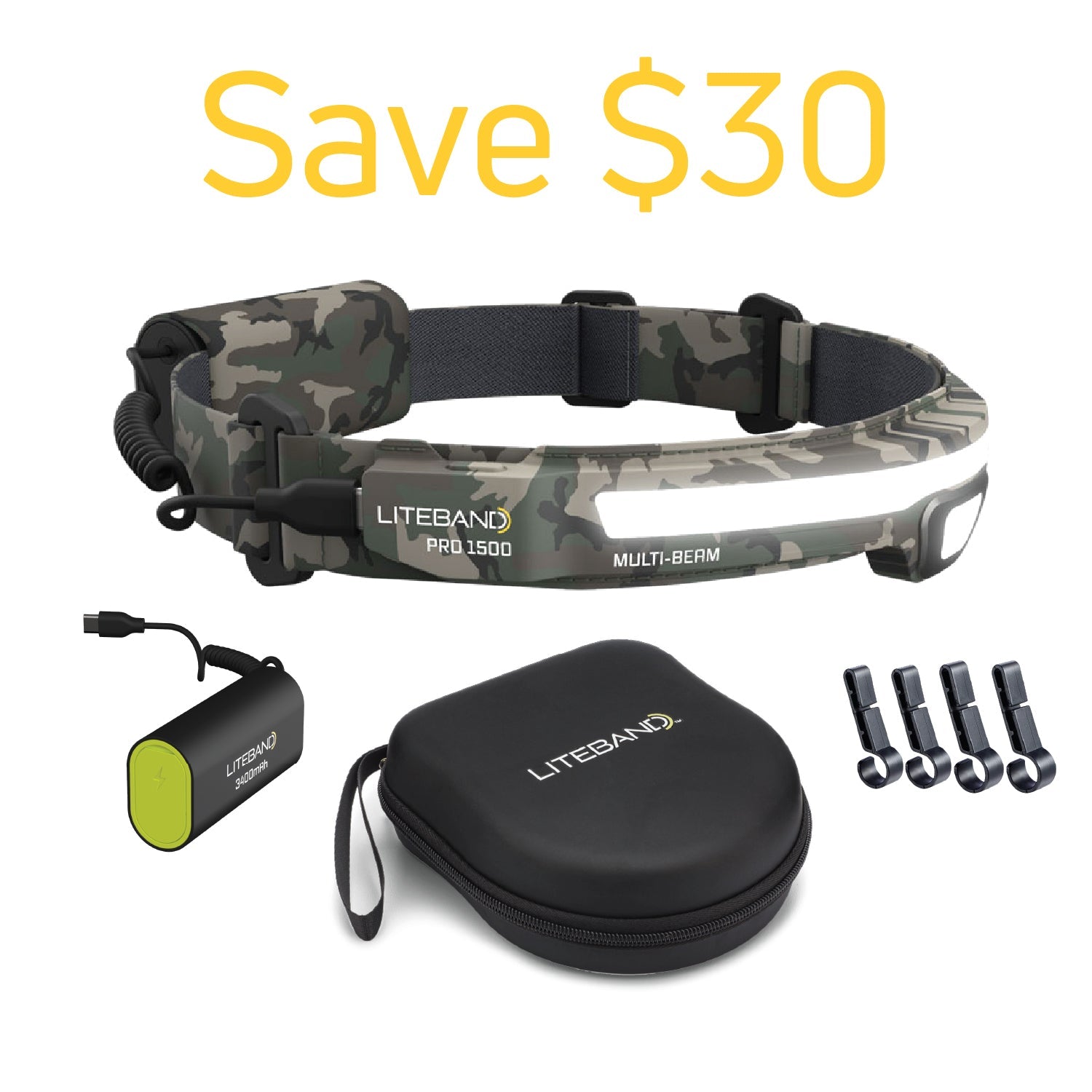 PRO 1500 Lumen Bundle Led Headlamp