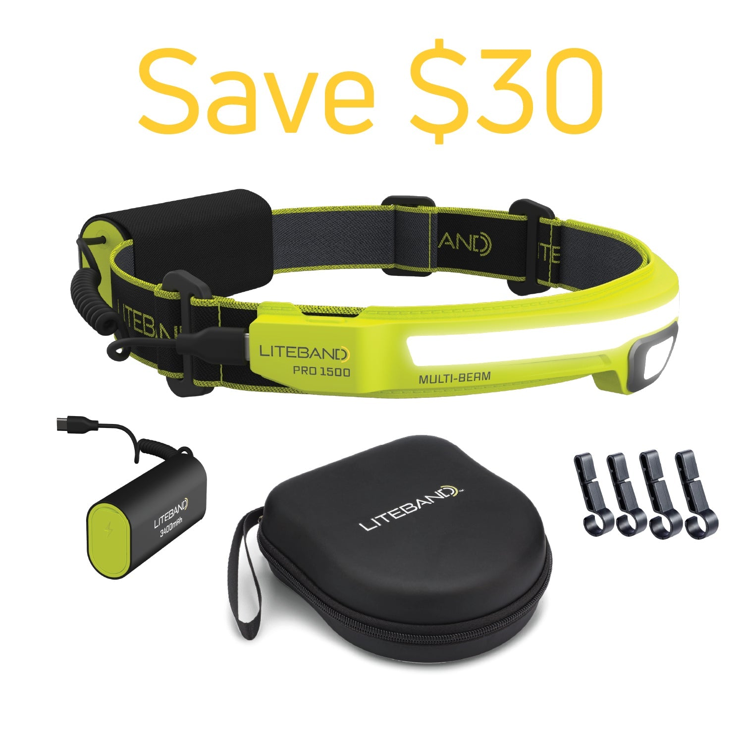 PRO 1500 Lumen Bundle Led Headlamp