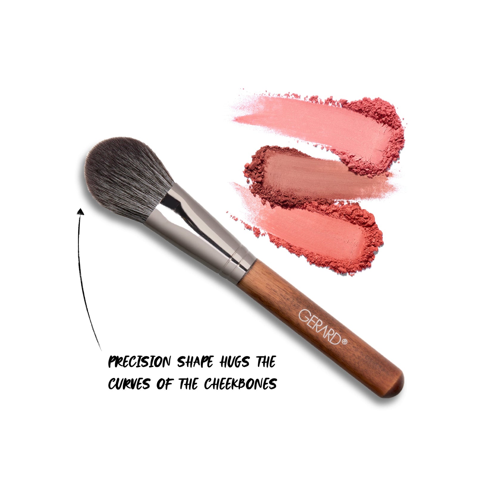 Flusher Precision Blush Brush - F3