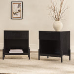 Paris Modern Scandinavian Reeded Nightstand