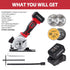 20V Mini Circular Saw Cordless with 4.0Ah Battery and Charger PS76138A