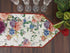 DaDa Bedding Vintage Romantic Roses Lovely Pink Floral Woven Tapestry Dining Table Runner (879)