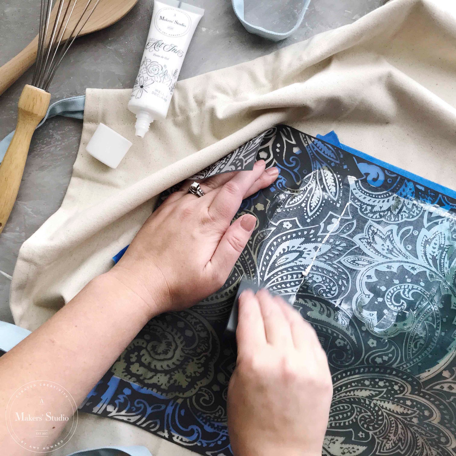 Paisley - Mesh Stencil 12x18