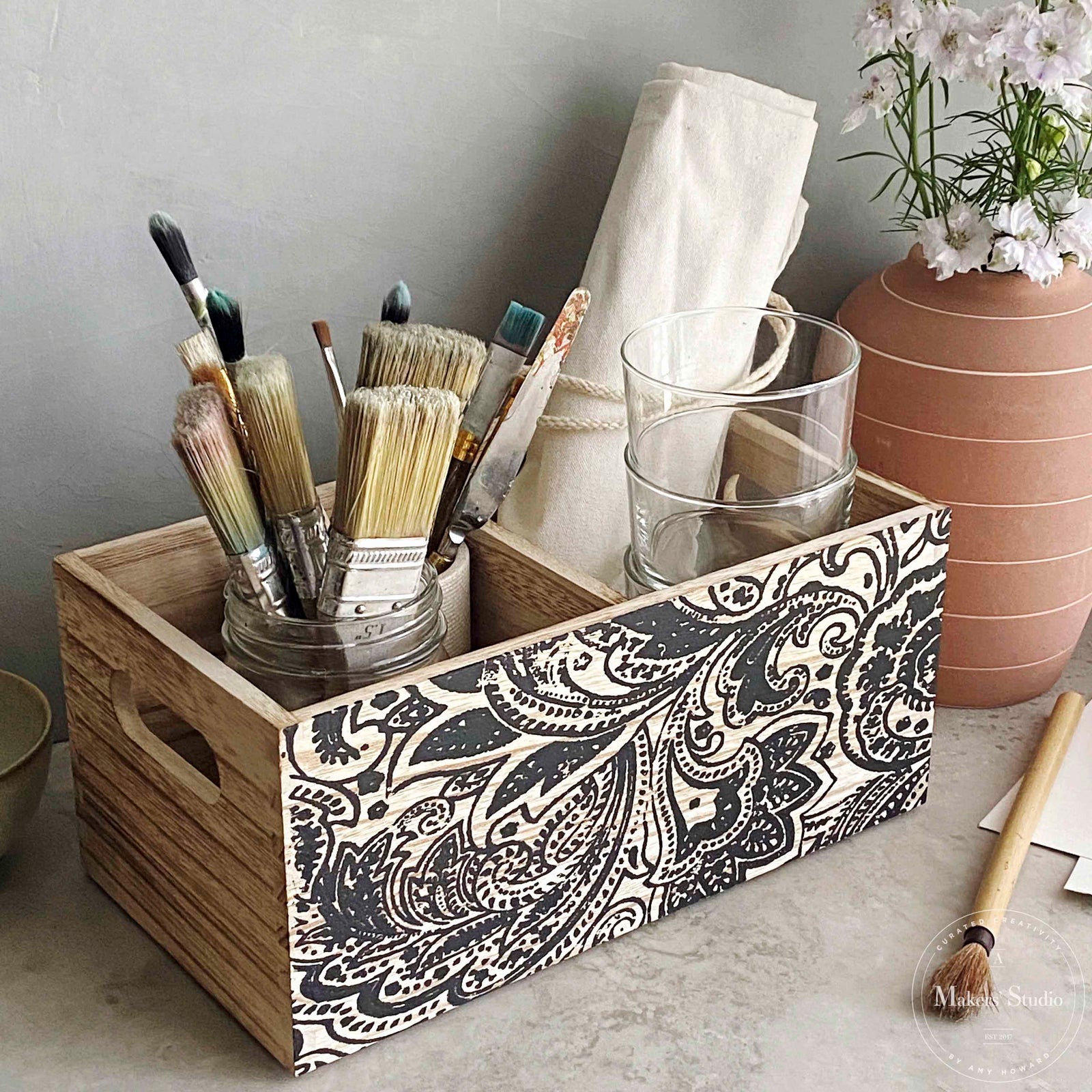 Paisley - Mesh Stencil 12x18