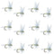 Pale Morning Dun PMD Classic Dry Fly - 1 Dozen Flies Hook Size 18