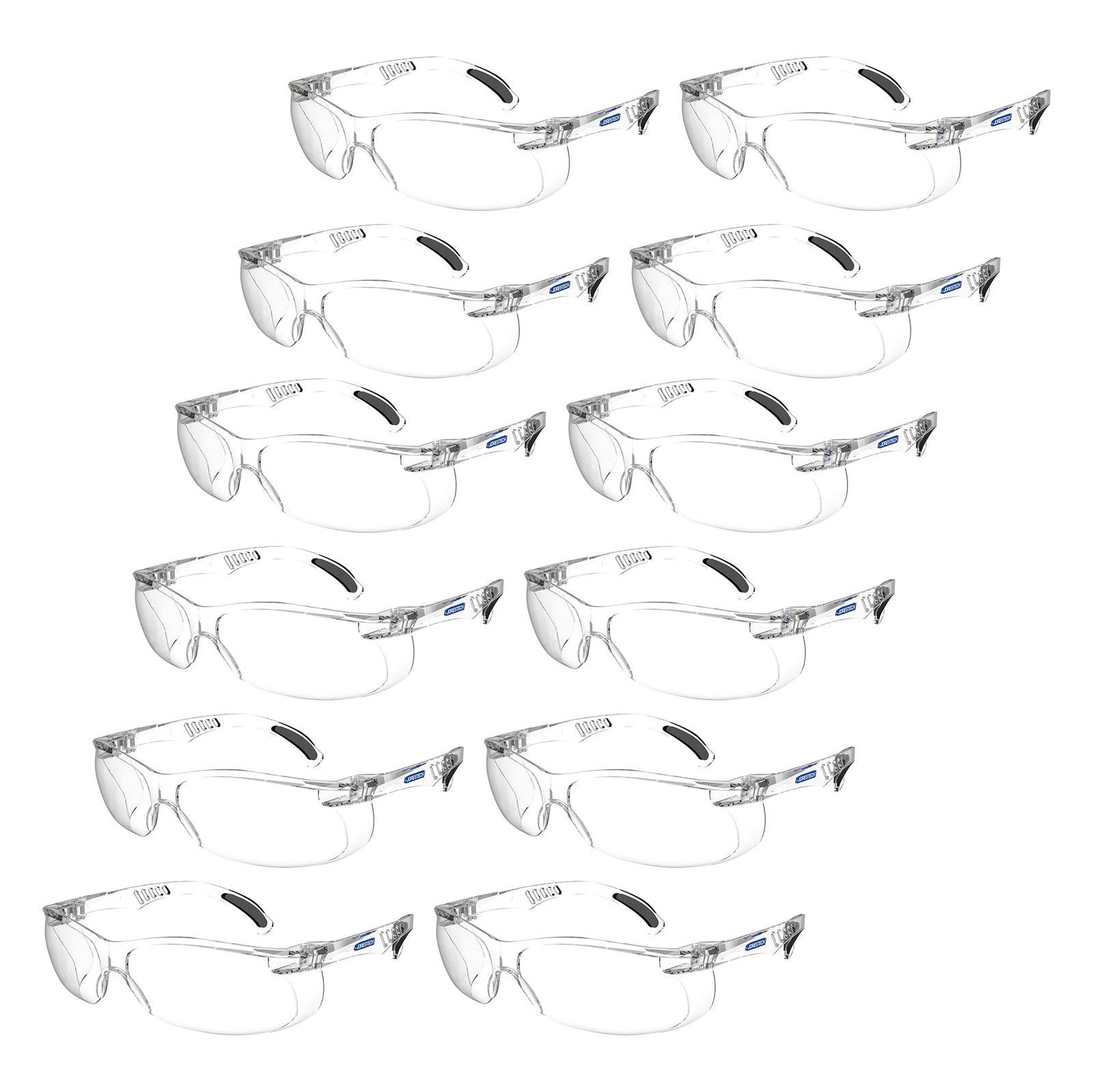 Panoramic Safety Glasses with Side Shields for High Impact Protection