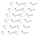 Panoramic Safety Glasses with Side Shields for High Impact Protection