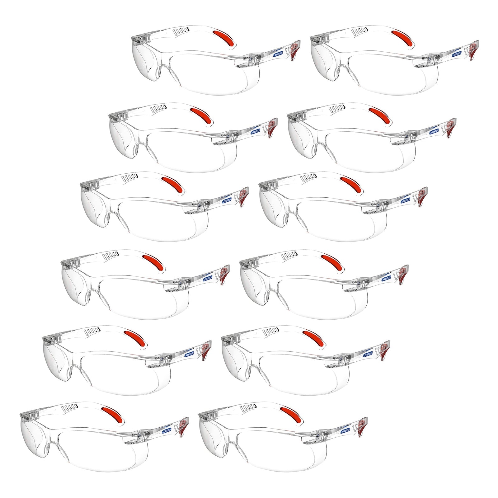 Panoramic Safety Glasses with Side Shields for High Impact Protection