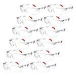 Panoramic Safety Glasses with Side Shields for High Impact Protection