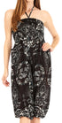 Sakkas Valdis Women's Boho Harem Loose Baggy Jumpsuit Pants Elephant Smock Elastic