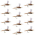 Hares Ear Parachute Classic Dry Fly - 12 Flies Hook Size 12