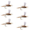 Hares Ear Parachute Classic Dry Fly - 6 Flies Hook Size 14