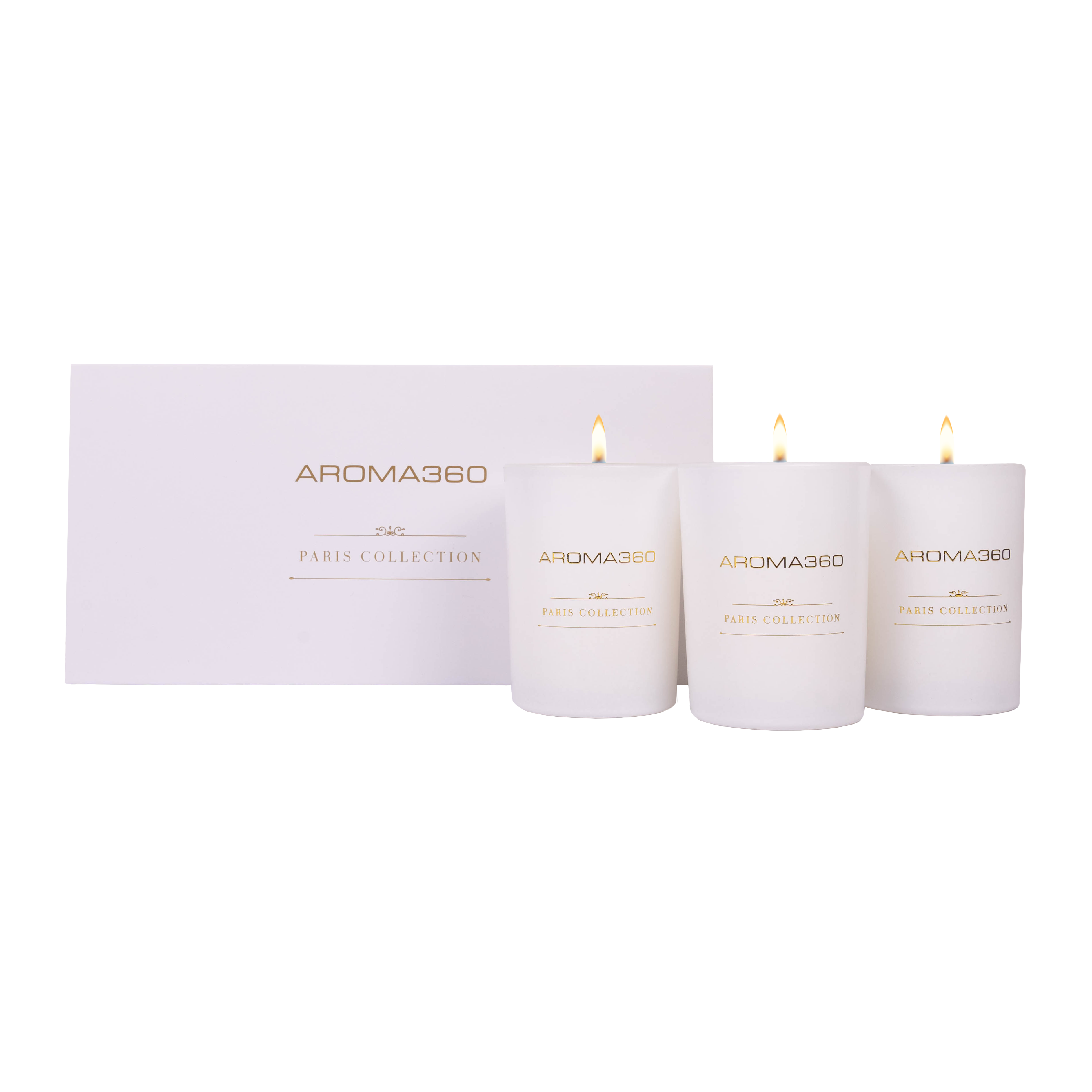 Paris Collection Candle Trio Pure Luxury Fragrance