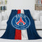 Paris Saint-Germain Blanket Flannel Throw Room Decoration
