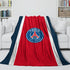 Paris Saint-Germain Blanket Flannel Throw Room Decoration