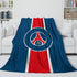 Paris Saint-Germain Blanket Flannel Throw Room Decoration