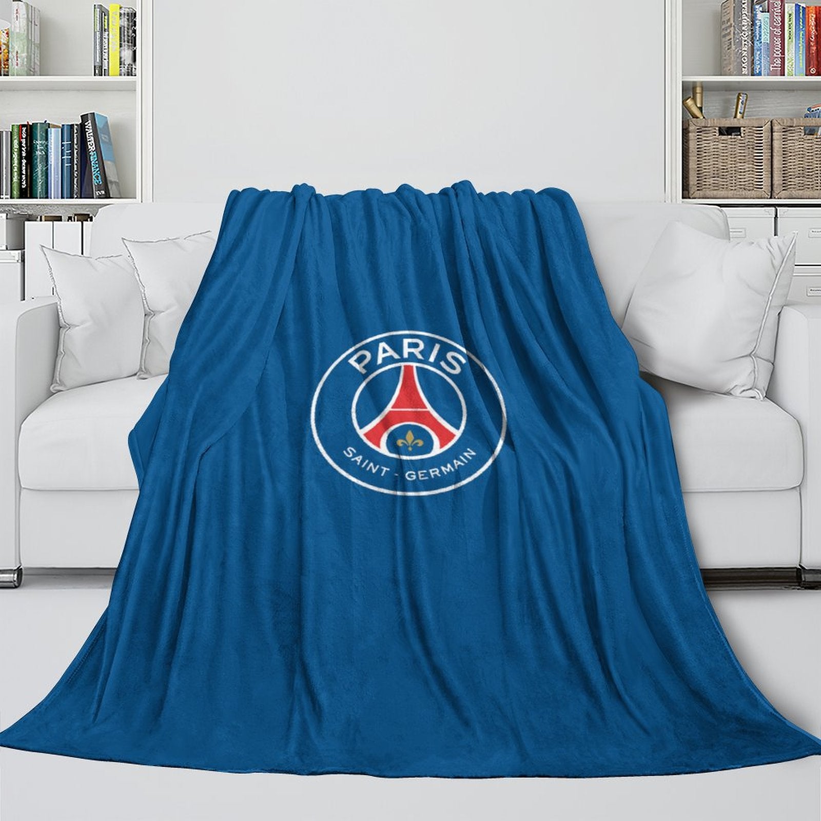 Paris Saint-Germain Blanket Flannel Throw Room Decoration