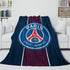 Paris Saint-Germain Blanket Flannel Throw Room Decoration