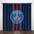 Paris Saint-Germain Football Club Curtains Pattern Blackout Window Drapes