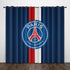 Paris Saint-Germain Football Club Curtains Pattern Blackout Window Drapes