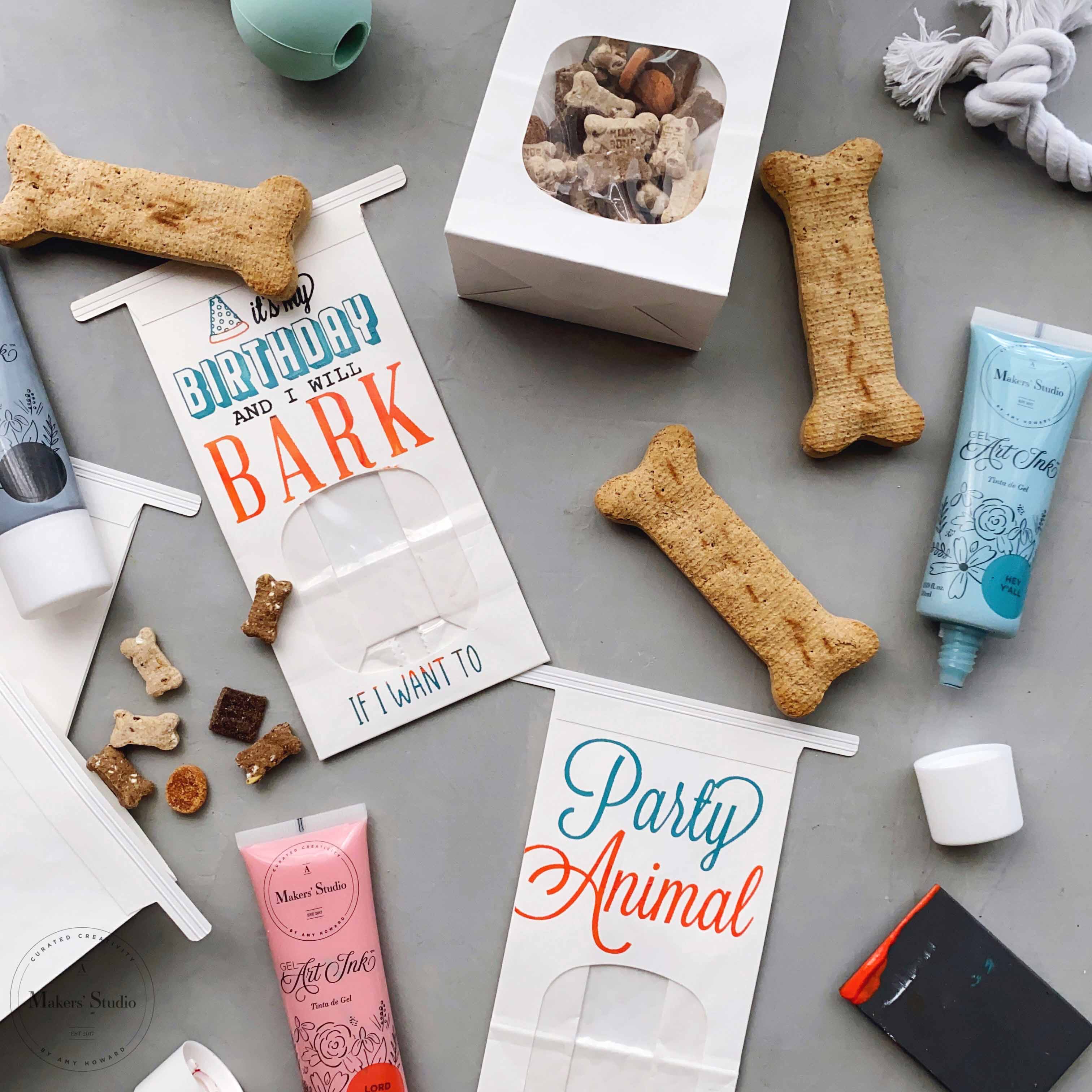 Party Animal - Mesh Stencil 8.5x11