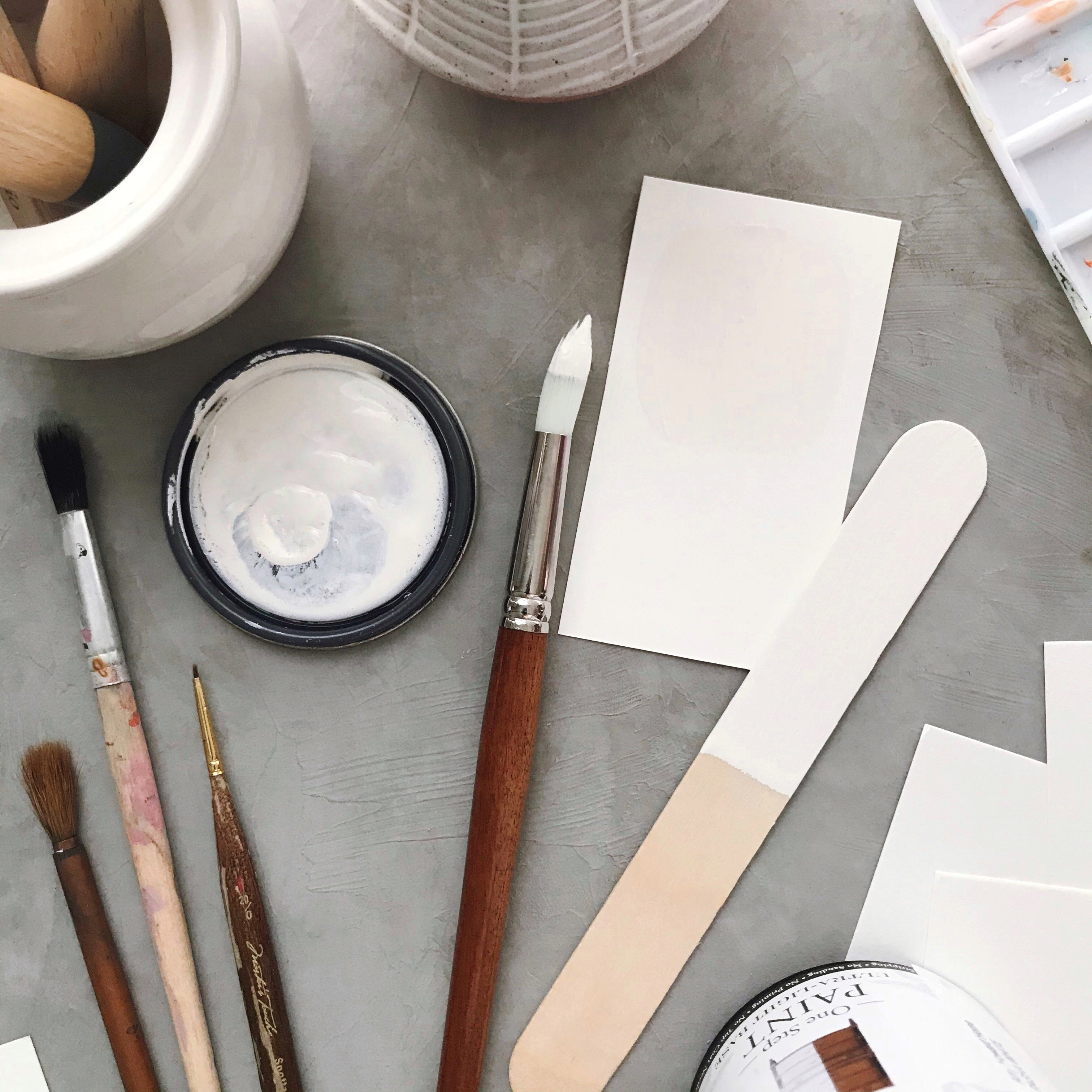 Pasha White - One Step Paint - 4oz Sample