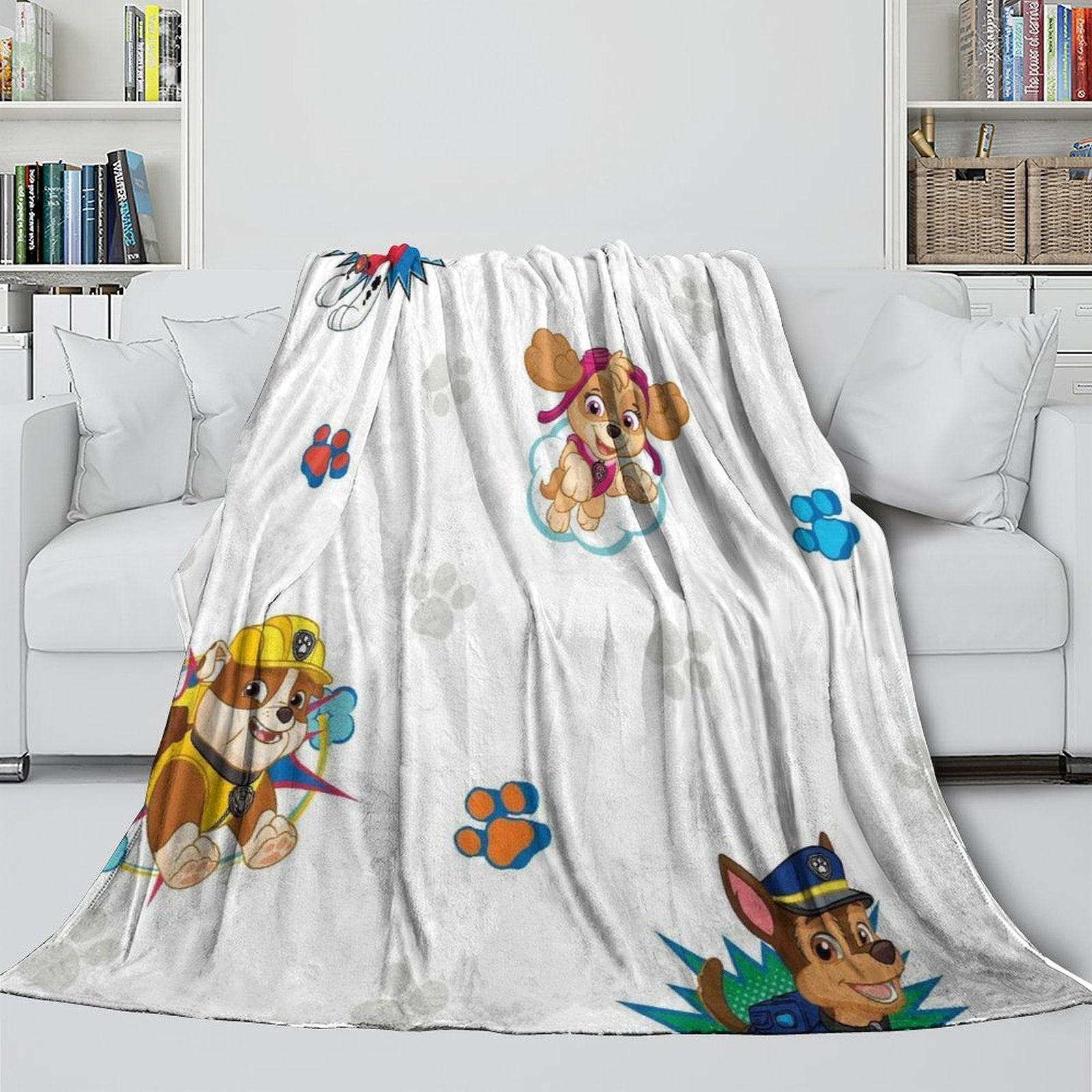 Paw Patrol 2025 Blanket Flannel Throw Room Decoration