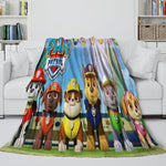 Paw Patrol 2025 Blanket Flannel Throw Room Decoration