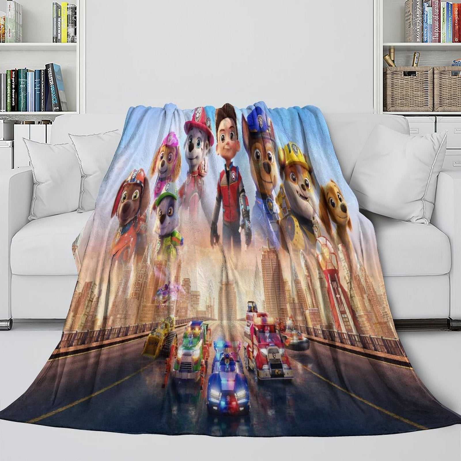 Paw Patrol 2025 Blanket Flannel Throw Room Decoration