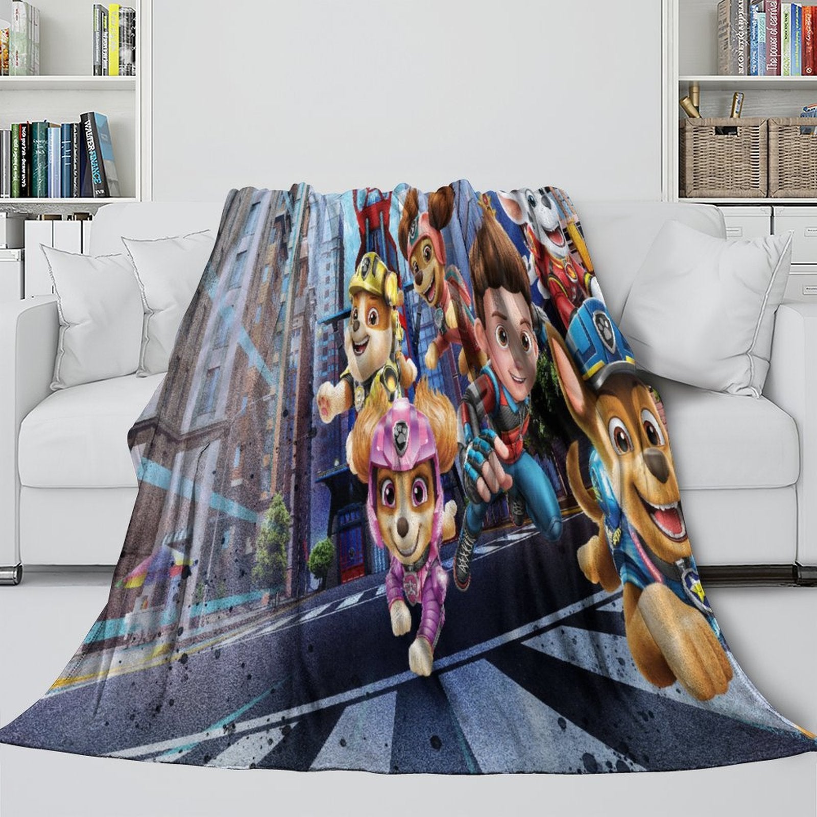 Paw Patrol 2025 Blanket Flannel Throw Room Decoration