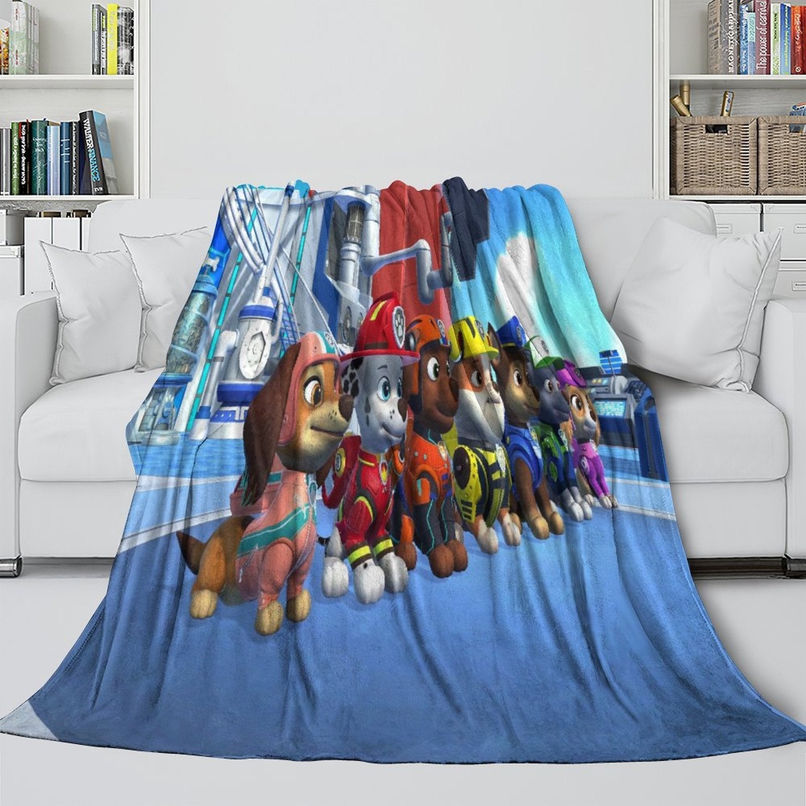 Paw Patrol 2025 Blanket Flannel Throw Room Decoration