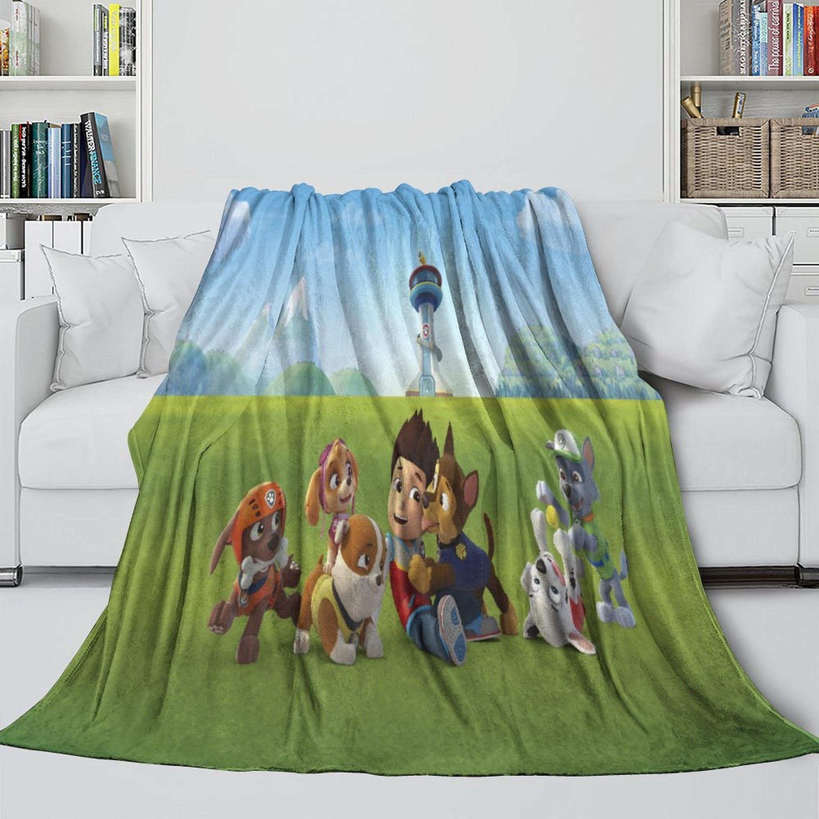 Paw Patrol 2025 Blanket Kids Flannel Throw Room Decoration