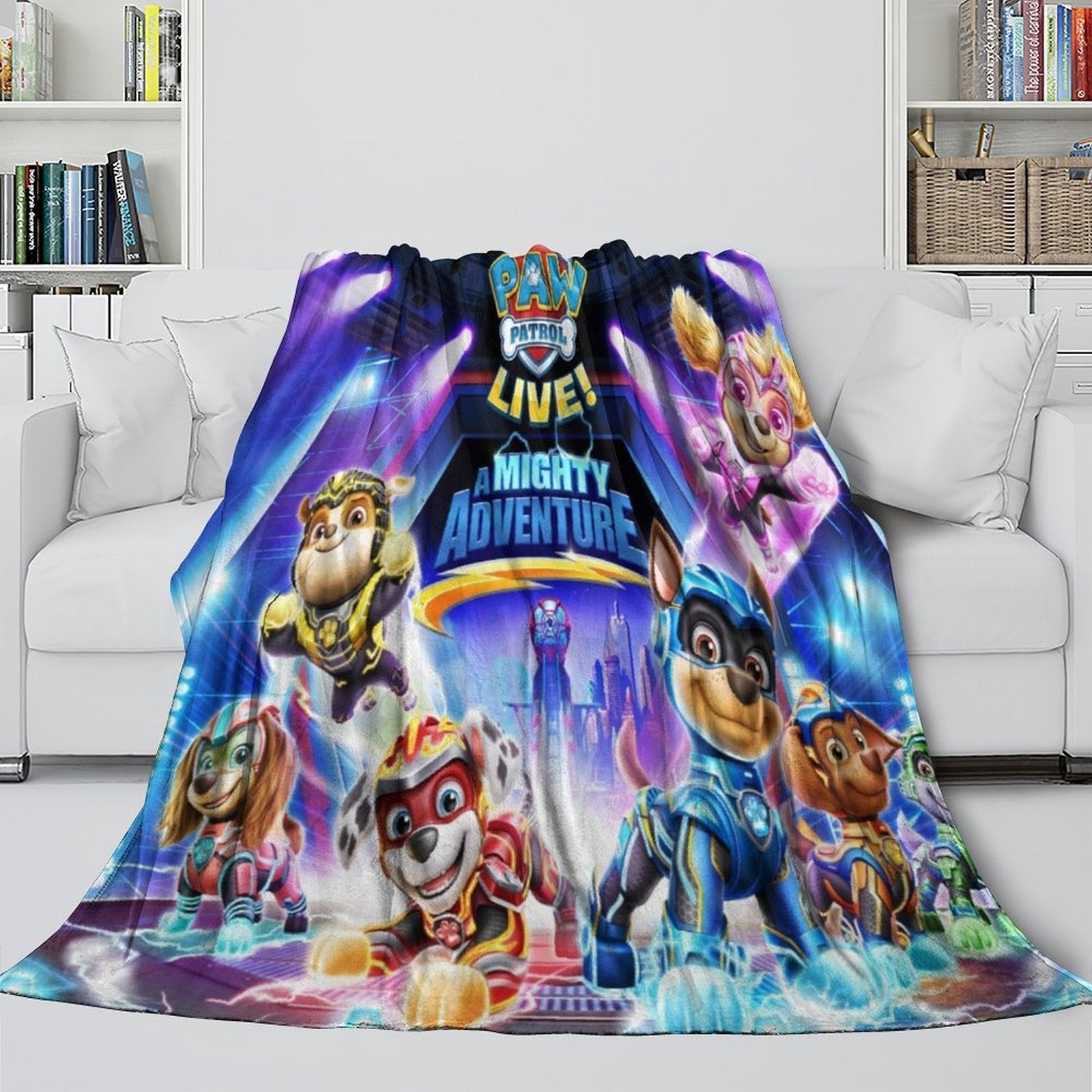 Paw Patrol 2025 Blanket Kids Flannel Throw Room Decoration