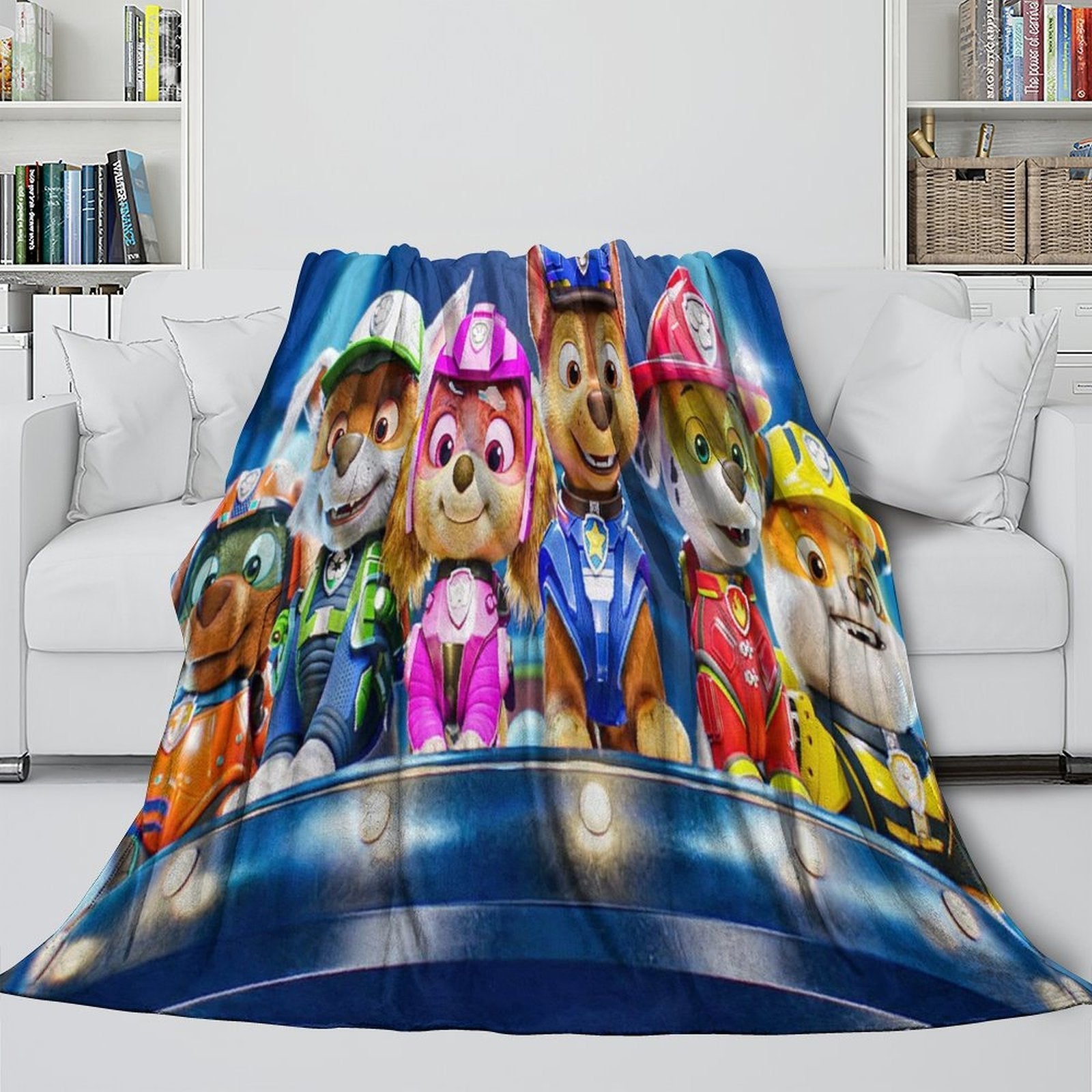 Paw Patrol 2025 Blanket Kids Flannel Throw Room Decoration