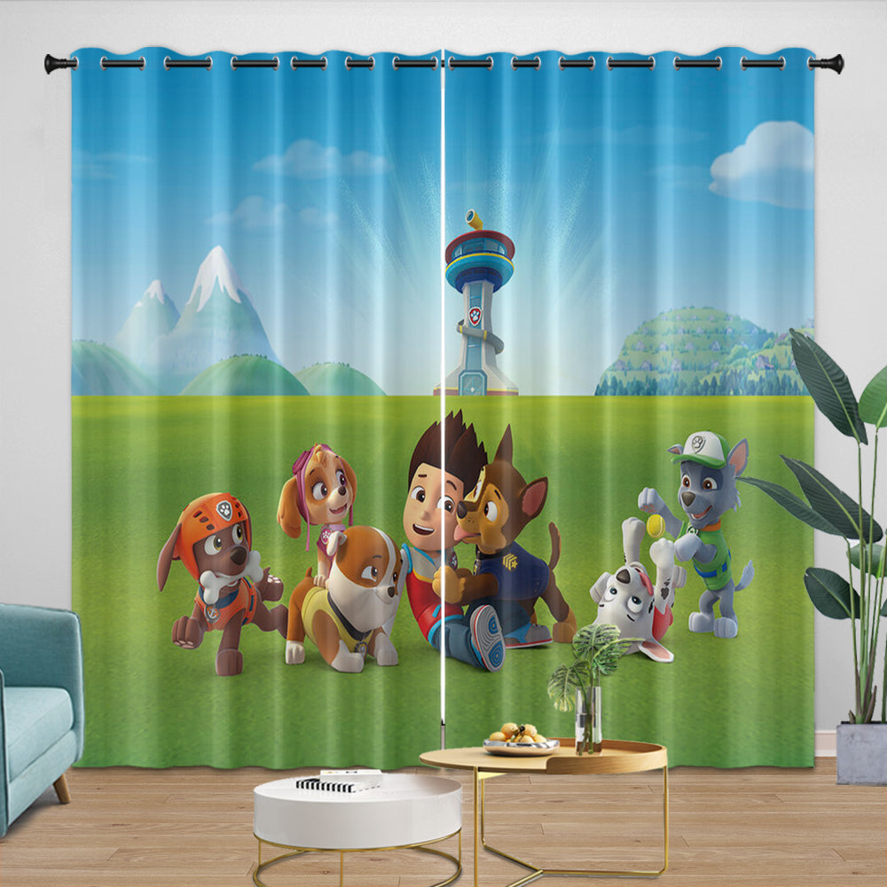 Paw Patrol 2025 Curtains Kids Blackout Window Drapes
