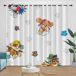 Paw Patrol 2025 Curtains Pattern Blackout Window Drapes