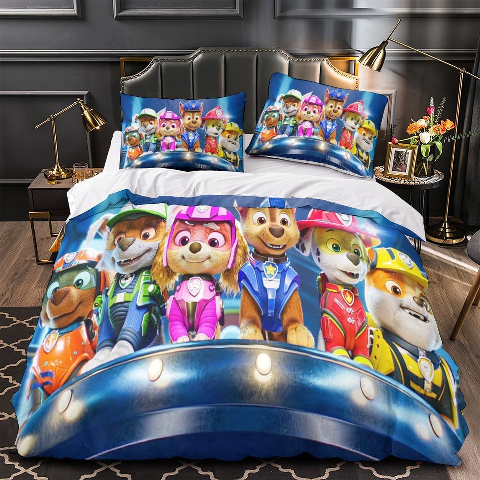 Paw Patrol 2025 Duvet Cover Kids Bedding Set Without Filler