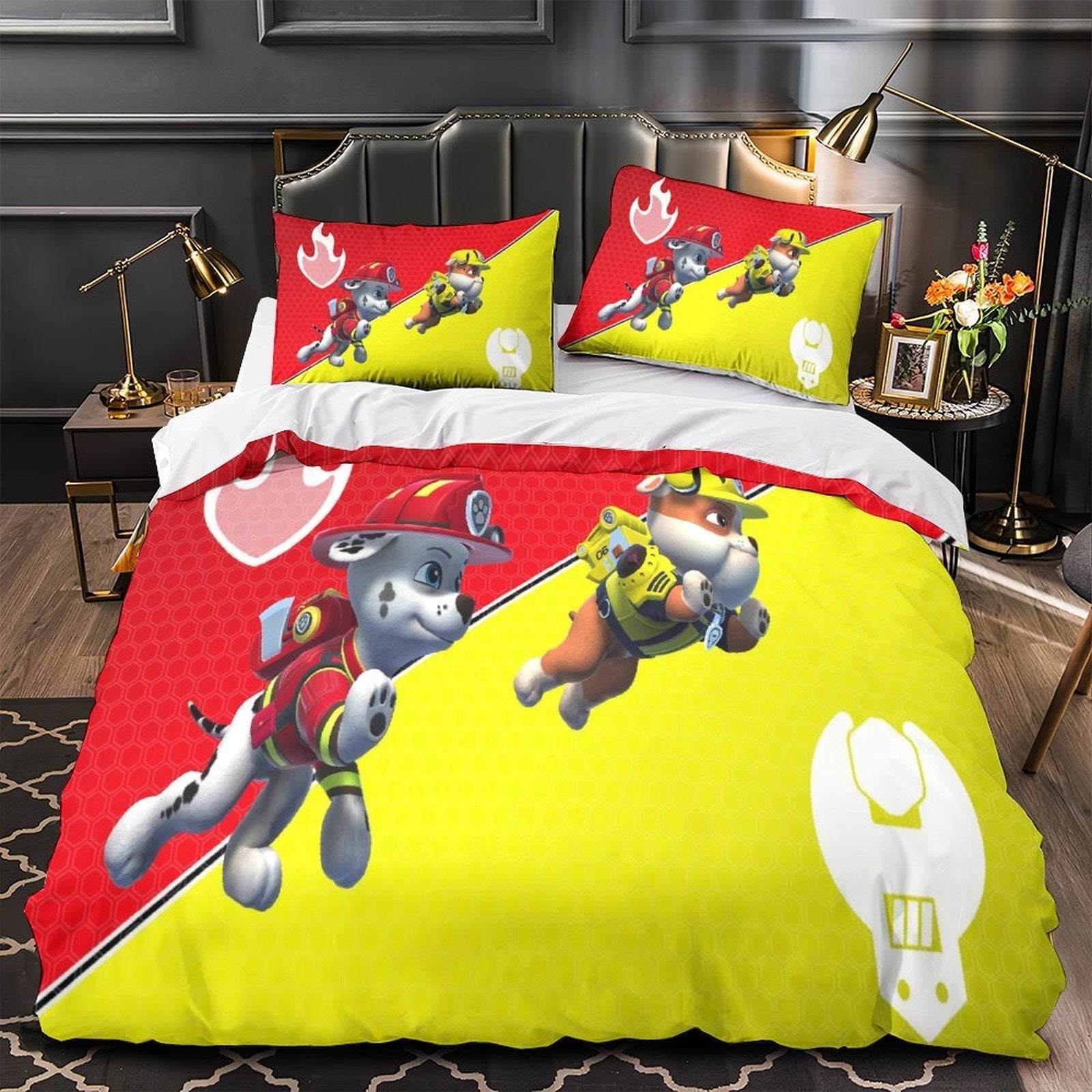 Paw Patrol 2025 Duvet Cover Pattern Bedding Set Without Filler