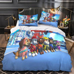 Paw Patrol 2025 Duvet Cover Pattern Bedding Set Without Filler