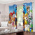 Paw Patrol Curtains Cosplay Blackout Window Drapes for Room Decoration