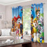 Paw Patrol Curtains Cosplay Blackout Window Drapes for Room Decoration