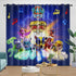 Paw Patrol Mighty Pups Curtains Pattern Blackout Window Drapes Room Decoration