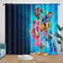 Paw Patrol Mighty Pups Curtains Pattern Blackout Window Drapes Room Decoration